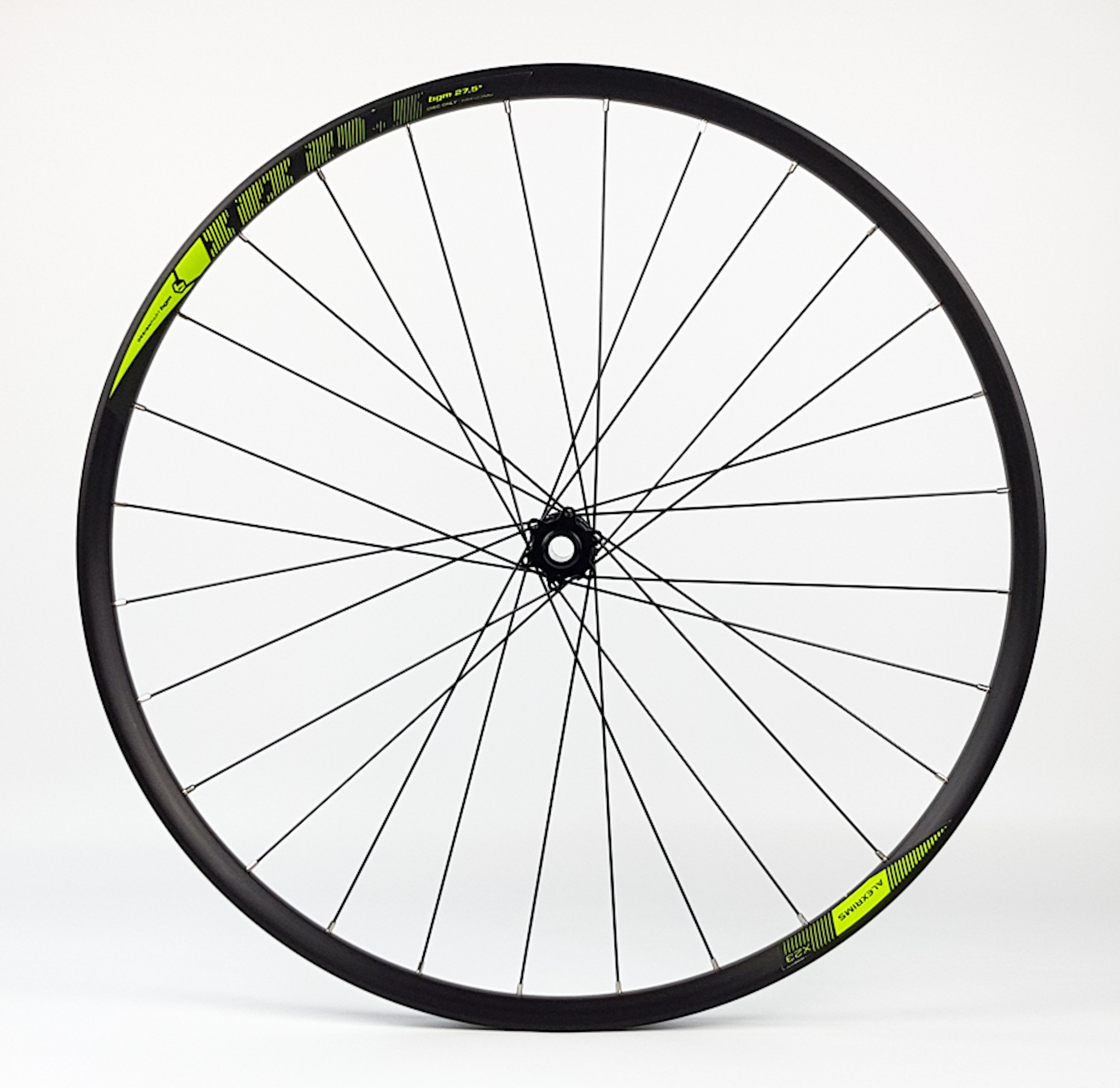 27,5" BGM Vorderrad Boost / Alex X23 6-Loch schwarz